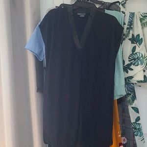 Vince A Line Navy Dress with Pockets